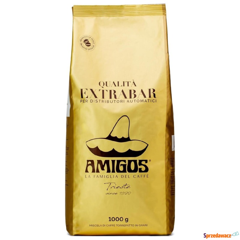 Kawa ziarnista Amigos Qualità Extra Bar 1 kg... - Kawa - Chorzów
