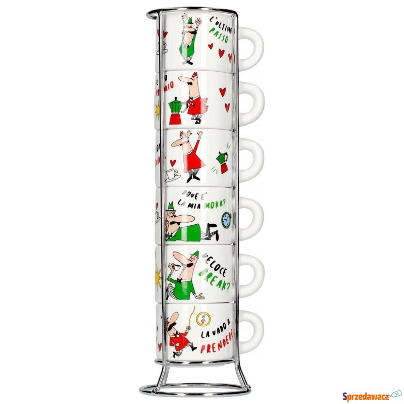 Bialetti Italia Do Espresso 6 x 60 ml biały - Akcesoria AGD drobne - Przemyśl