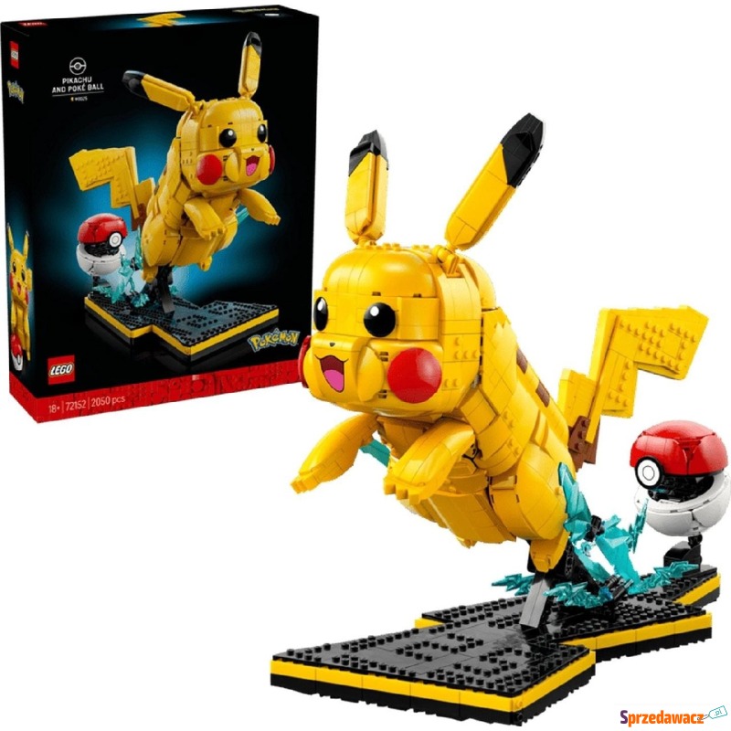 Klocki konstrukcyjne LEGO Pokémon 72152 Pikachu... - Klocki - Wrocław