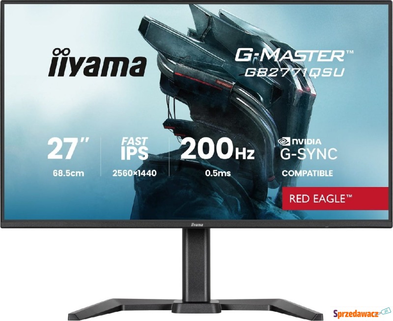 iiyama G-Master GB2771QSU-B1 Red Eagle - 200Hz... - Monitory LCD i LED - Wałbrzych