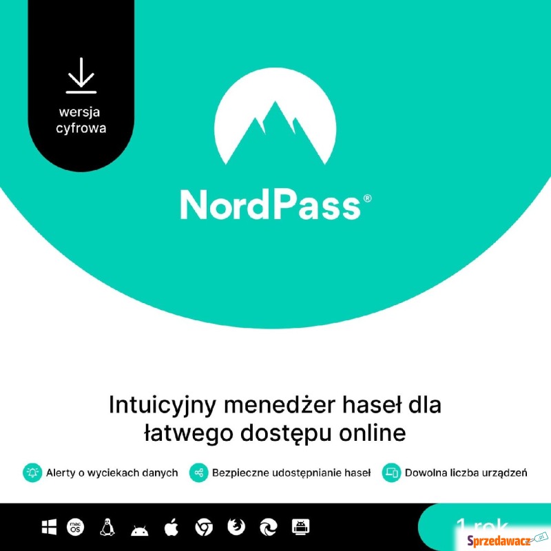 Ochrona i bezpieczeństwo danych NordPass Premium... - Bezpieczeństwo - Pruszków