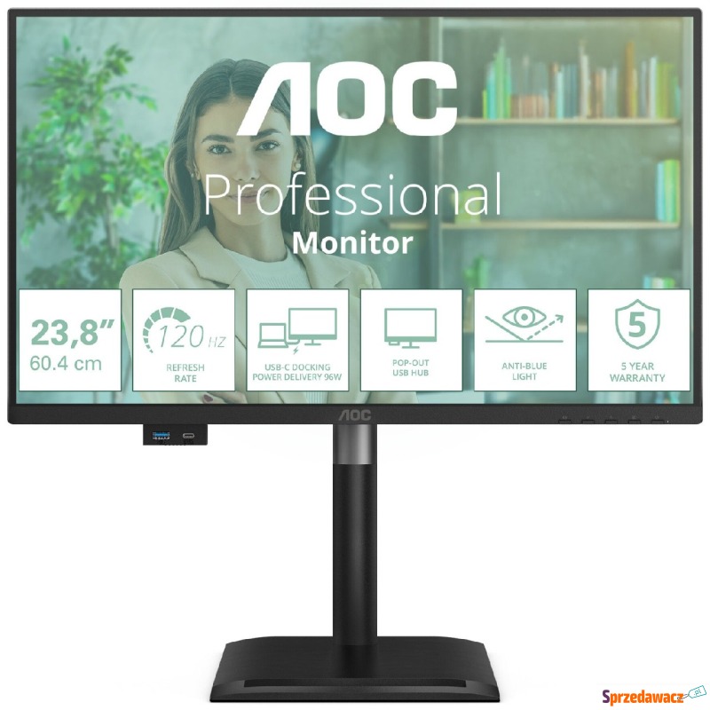 AOC 24P4CV - 120Hz | Full HD | IPS | 23.8'' |... - Monitory LCD i LED - Kielce