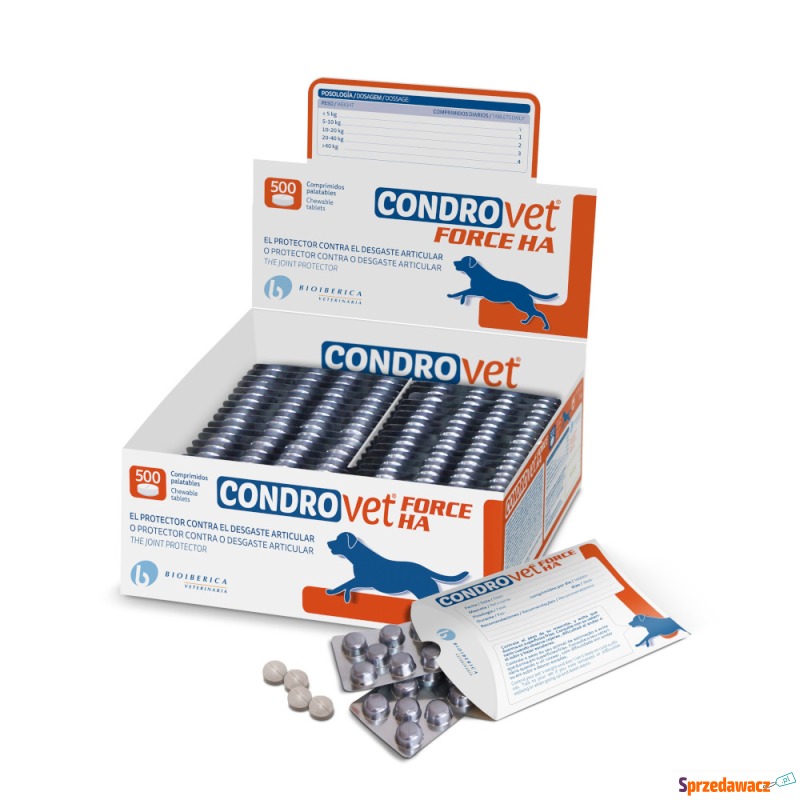 Condrovet Force HA Dog   - 500 tabletek - Akcesoria dla psów - Stargard