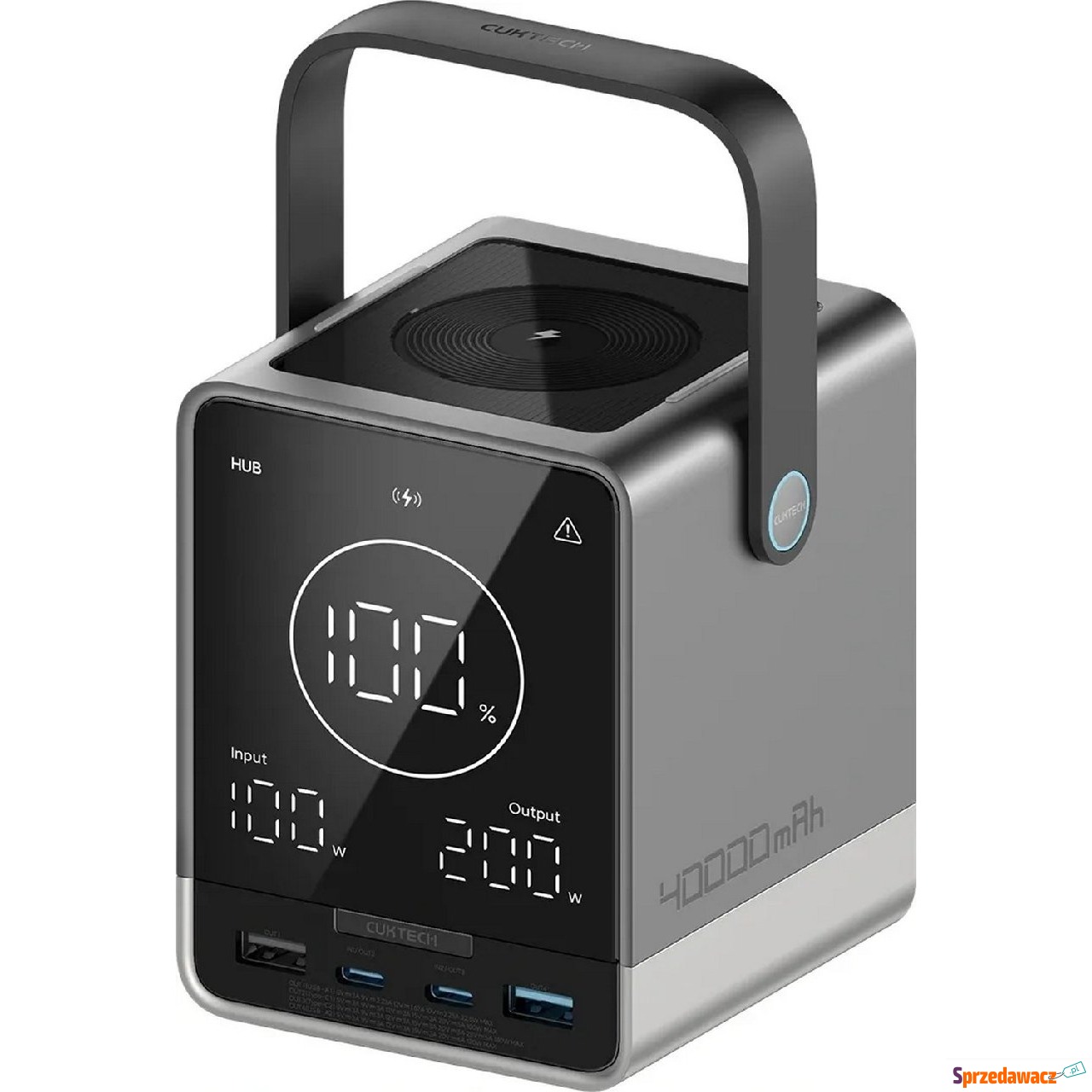 Cuktech 40000 mAh 2x USB-C 2x USB-A...