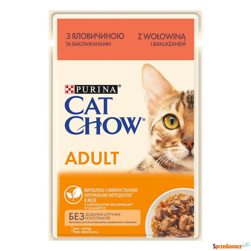 PURINA Cat Chow, 26 x 85 g - Wołowina