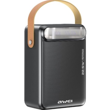 Awei P102K 80000 mAh PD 2xUSB-C 3xUSB-A 22.5W czarny