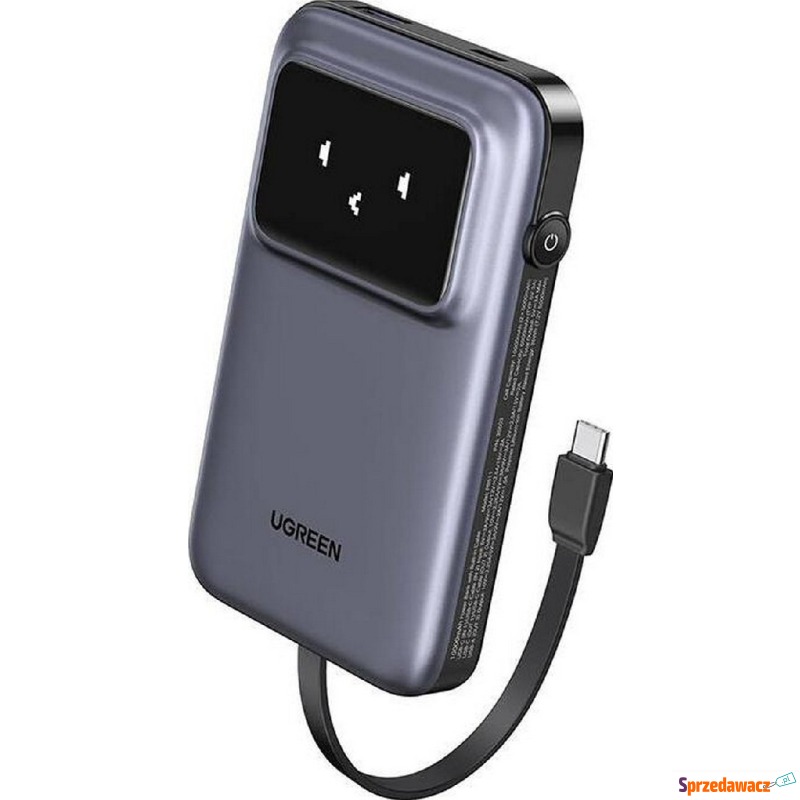 Ugreen Uno PB511 10000 mAh USB-C 30W szary - Power banki - Bytom