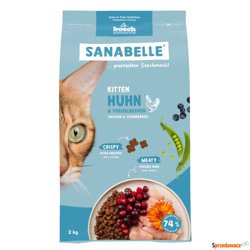 Sanabelle Kitten, kurczak - 2 kg - Karmy dla kotów - Konin