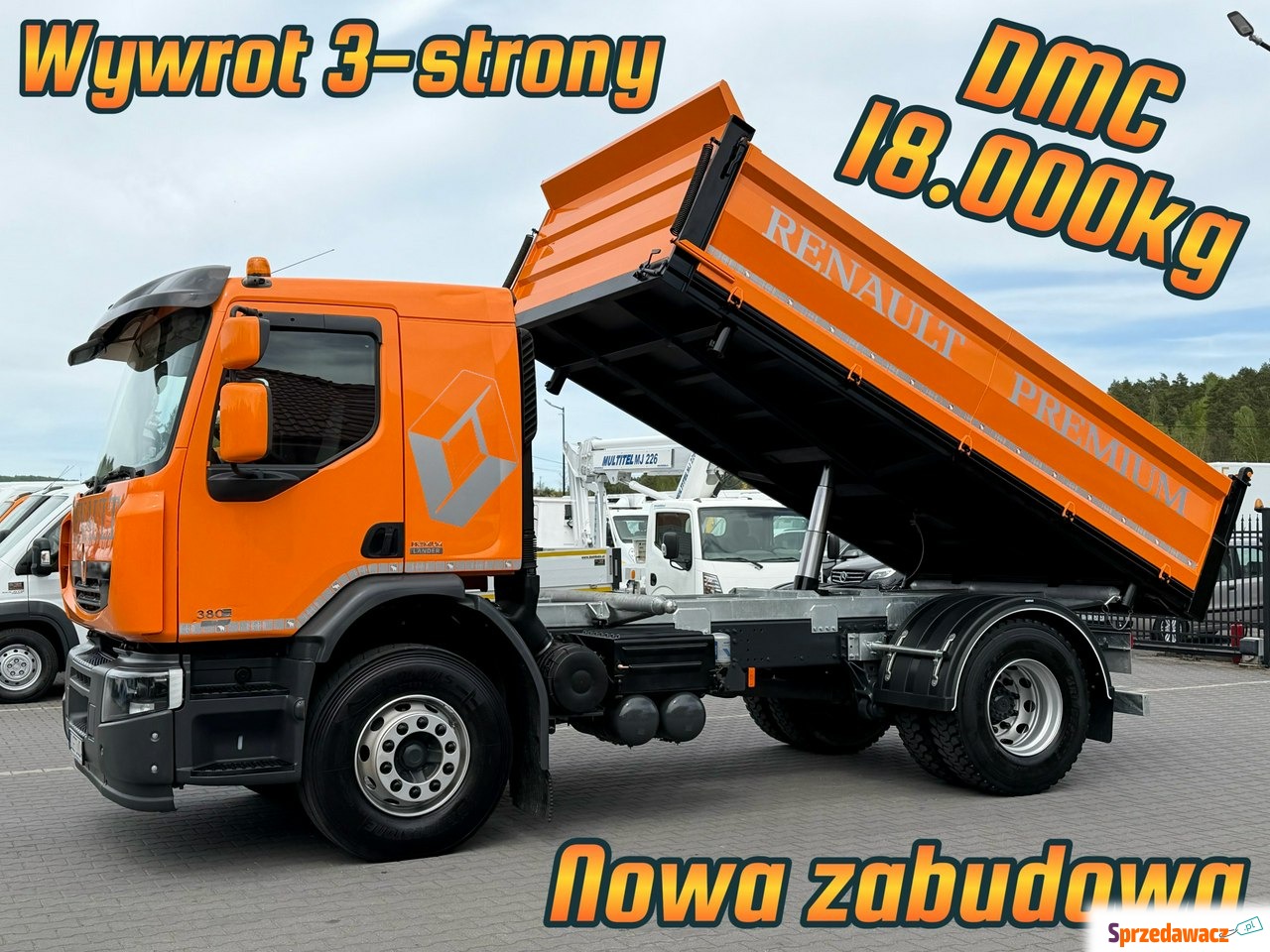 Renault PREMIUM 18.380 4x2 Wywrotka...