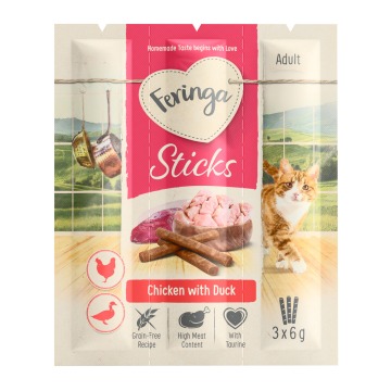 Feringa Sticks, kurczak i kaczka - 9 x 6 g