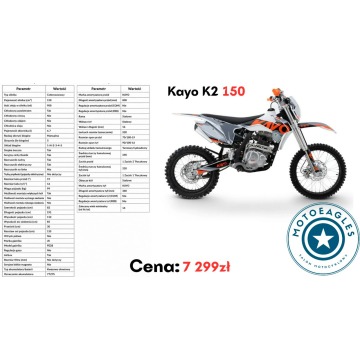 Cross Kayo K2 150 Transport Raty Fvat Rozrusznik... - Motocykle crossowe - Bicz - zdjęcie 5