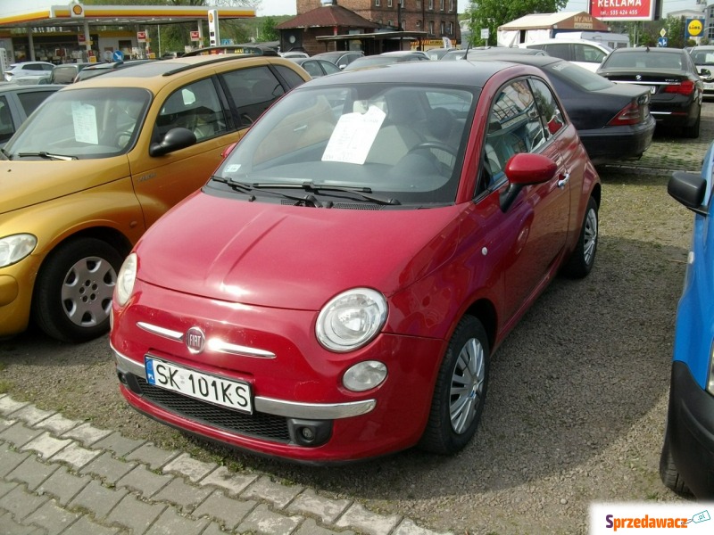 Fiat 500  Hatchback 2010,  1.2 benzyna - Na sprzedaż za 5 900,00 zł - Katowice
