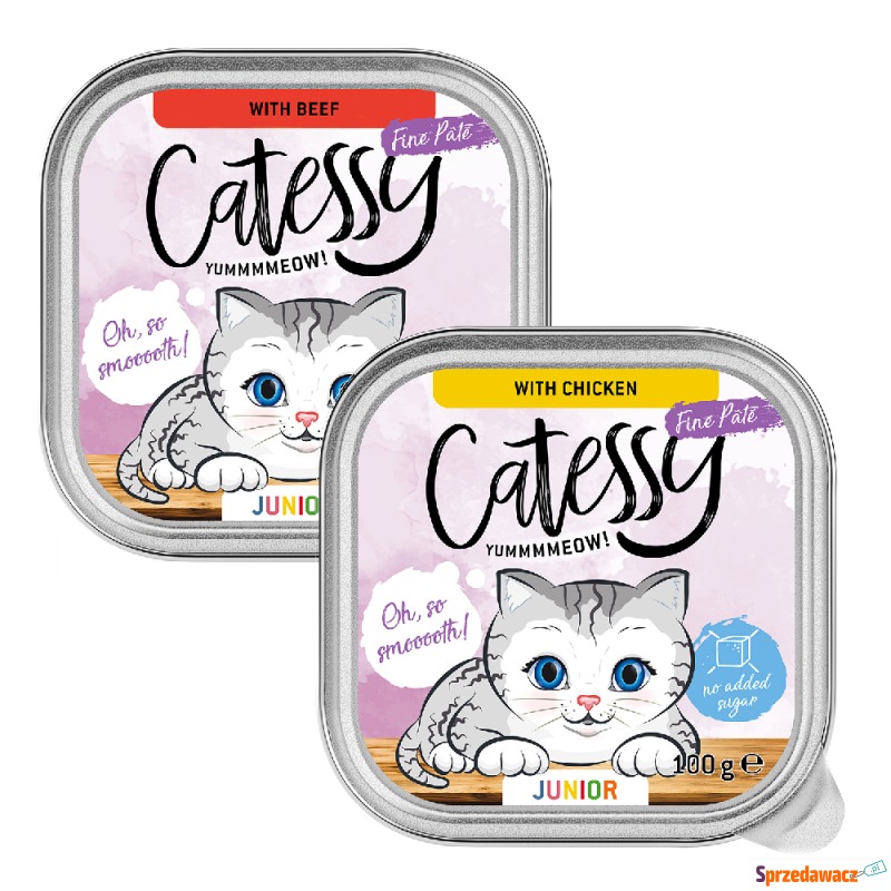 Catessy Junior-Paté Mix - 16 x 100 g - Karmy dla kotów - Elbląg
