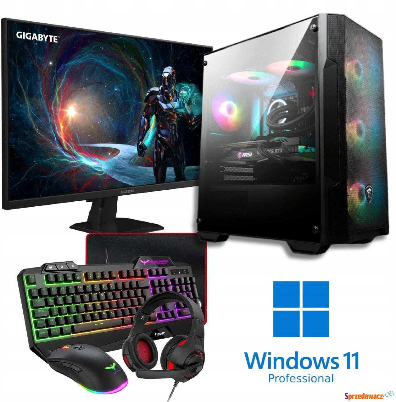 Komputer Komfig RYZEN RTX 5050...
