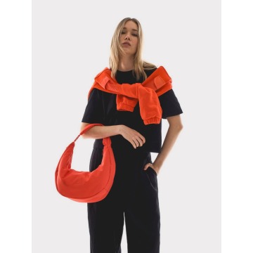 Torba na ramię Johnny urban Half Moon Bag Lou Large Coral