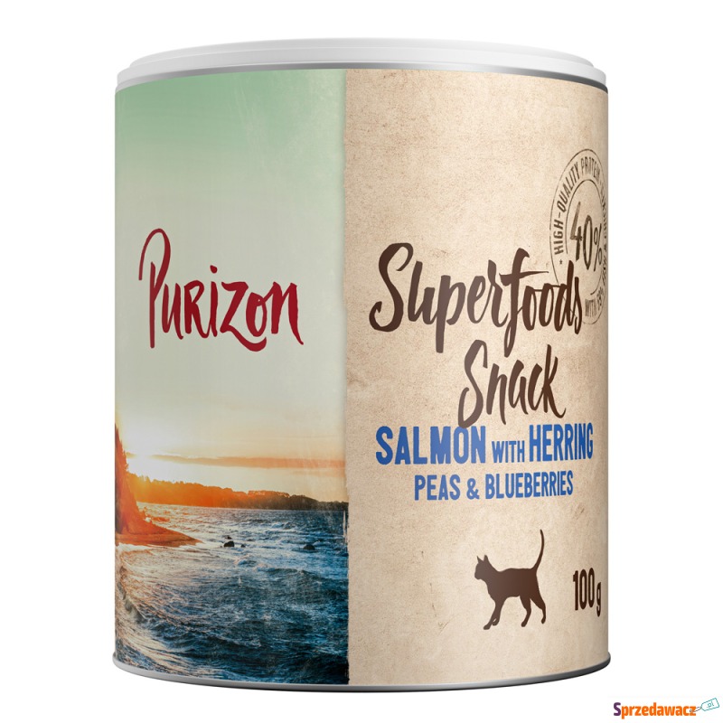 Purizon Superfoods Snack, 100 g - Łosoś ze śl... - Przysmaki dla kotów - Opole