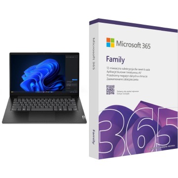 Laptop Lenovo Laptop Lenovo V14 G5 i5-13420H / 16 GB / 512 GB / W11 Pro (83GU008FPB) + Microsoft 365
