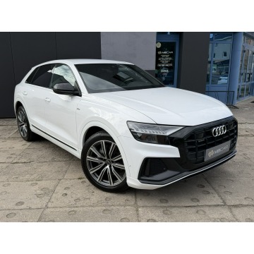 Audi Q8 - FV 23% Pierwszy Właściciel Salon PL Bezwypadkowy Pneumatyka Oś Skrętna