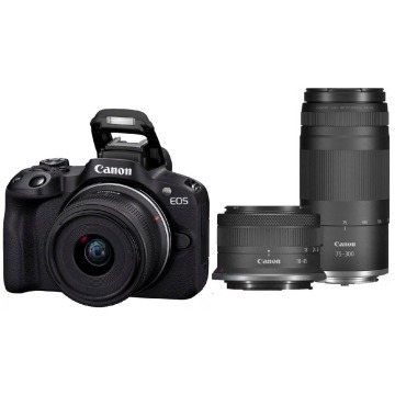 Canon EOS R50 + RF-S 18-45mm + RF 75-300mm