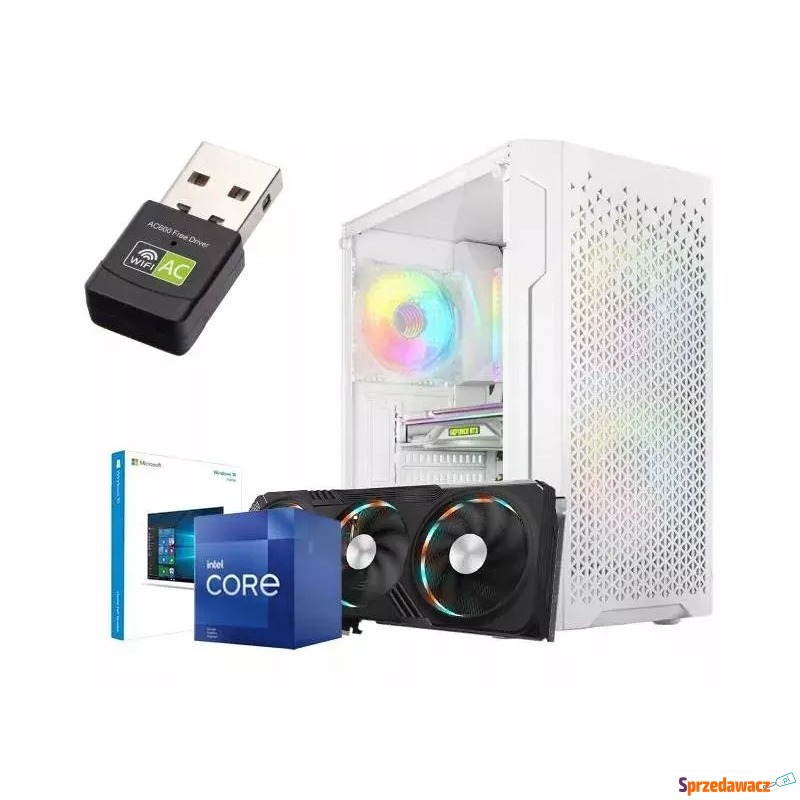 Komputer Biały Gamingowy i7 12700KF 32GB RTX 5060... - Komputery stacjonarne - Wrocław
