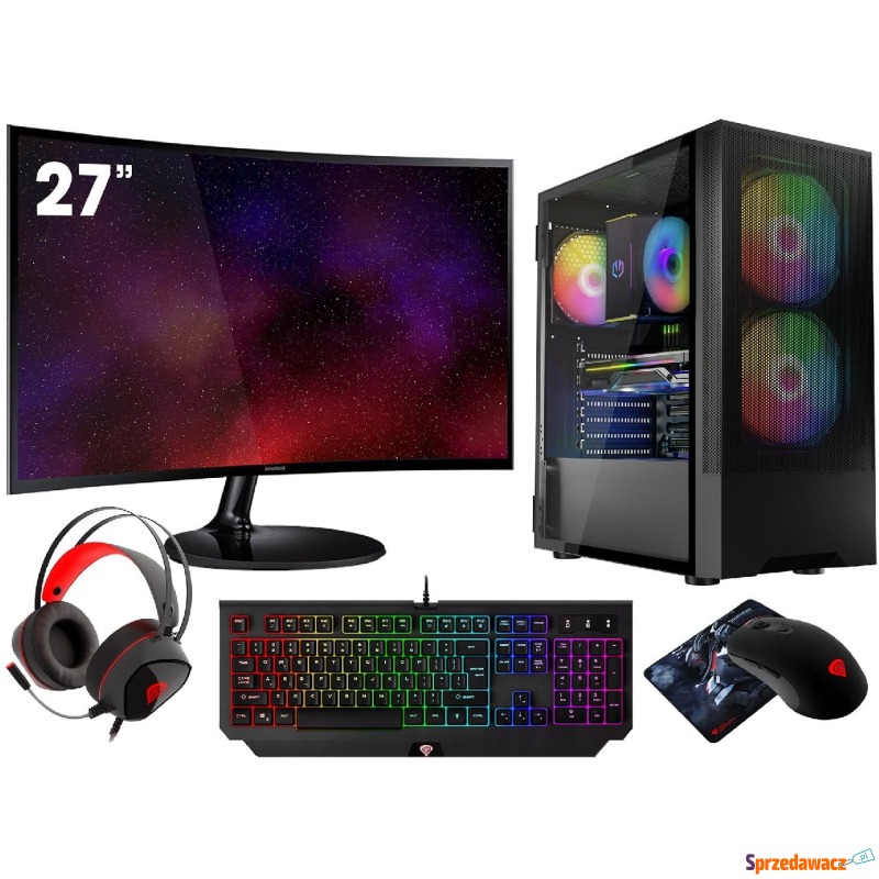 Komputer Vist R7 5700G 16GB RX VEGA8 SSD 500GB... - Komputery stacjonarne - Koszalin