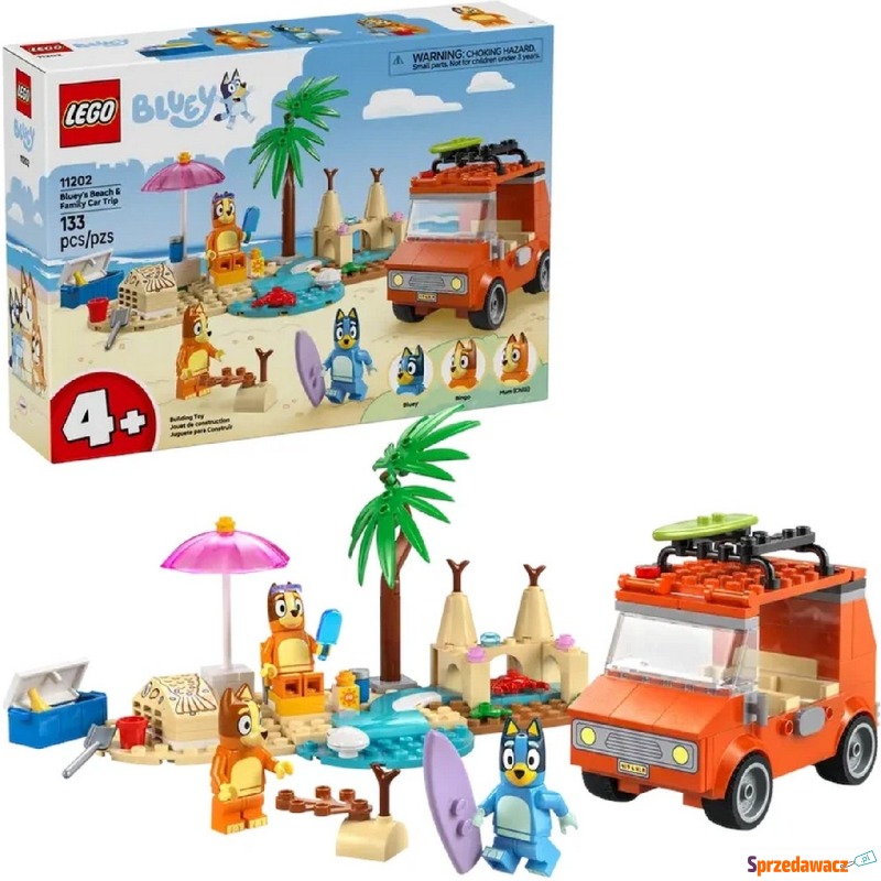 Klocki konstrukcyjne LEGO Bluey 11202 Blue I... - Klocki - Warszawa