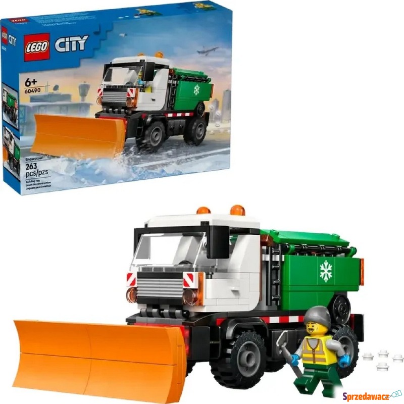 Klocki konstrukcyjne LEGO City 60490 Pług śnieżny - Klocki - Chełm