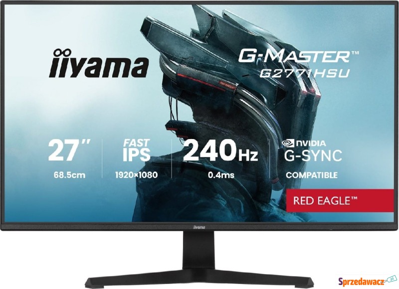 iiyama G-Master G2771HSU-B1 Red Eagle - 240Hz... - Monitory LCD i LED - Radom