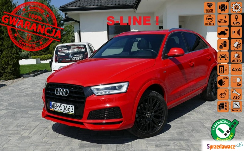 Audi Q3  SUV 2018,  2.0 benzyna, automat - Na sprzedaż za 72 500 zł - Grójec