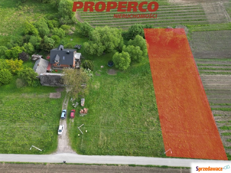 Działka budowlana Daleszyce sprzedam, pow. 1600 m2  (16a), uzbrojona