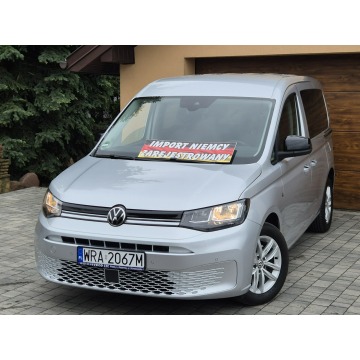 Volkswagen Caddy - 2021r, 2.0TDI 122KM, Oryginał Lakier, Bogata Opcja, Full Serwis
