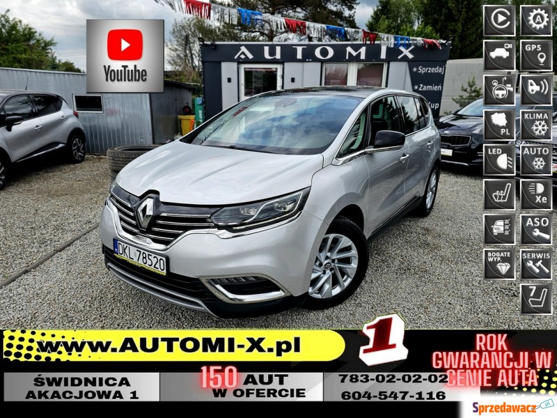 Renault Espace  Minivan/Van 2016,  1.6 diesel, automat - Na sprzedaż za 35 900 zł - Świdnica