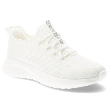Sneakersy męskie Big Star, cholewka z materiału tekstylnego o oddychającej strukturze elastyczne szn