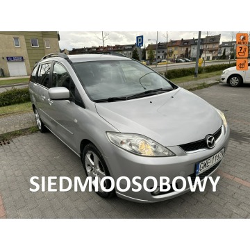 Mazda 5 - 7 miejsc, klimatronik, tempomat, hak, mocny silnik 143KM