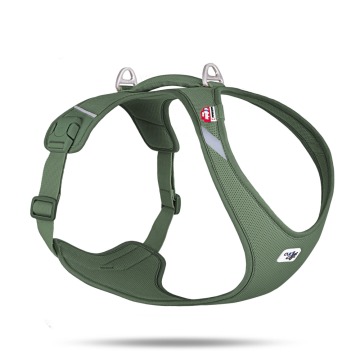 Curli Belka szelki Air-Mesh, ciemnozielone - Rozmiar XL: obw. klatki piersiowej 55,5 - 62,7 cm