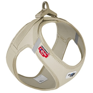 Curli Vest szelki z zapięciem Clasp Cord, jasnobrązowe - Rozmiar M: obwód klatki piersiowej 43,4 - 4
