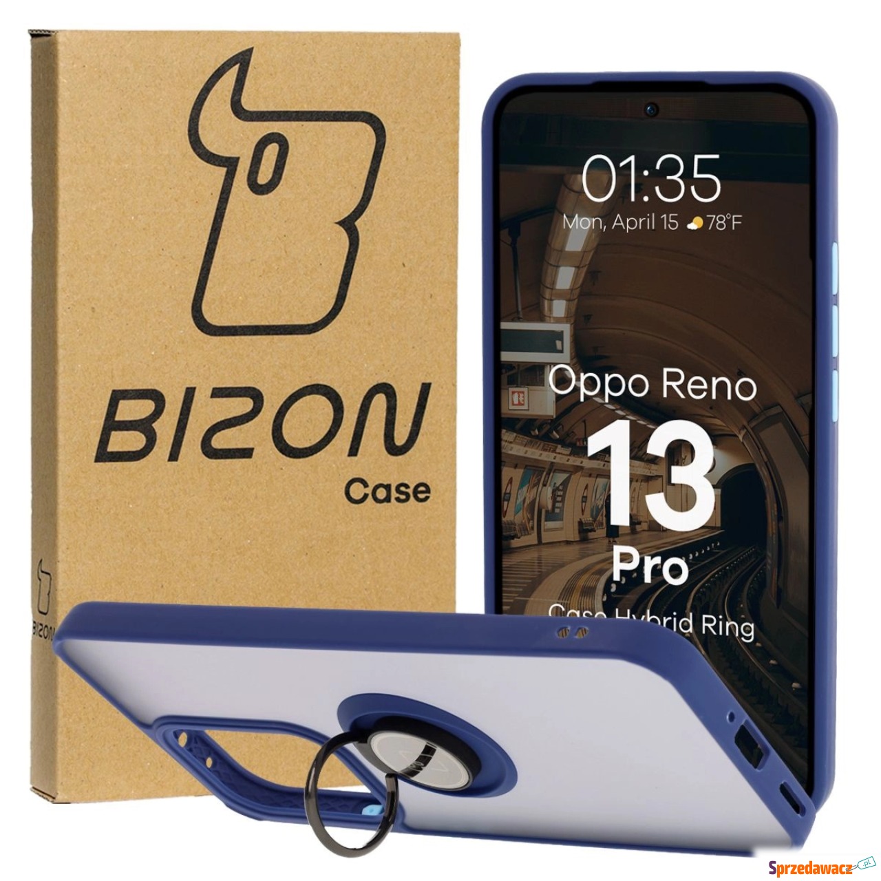 Etui z uchwytem na palec Bizon...