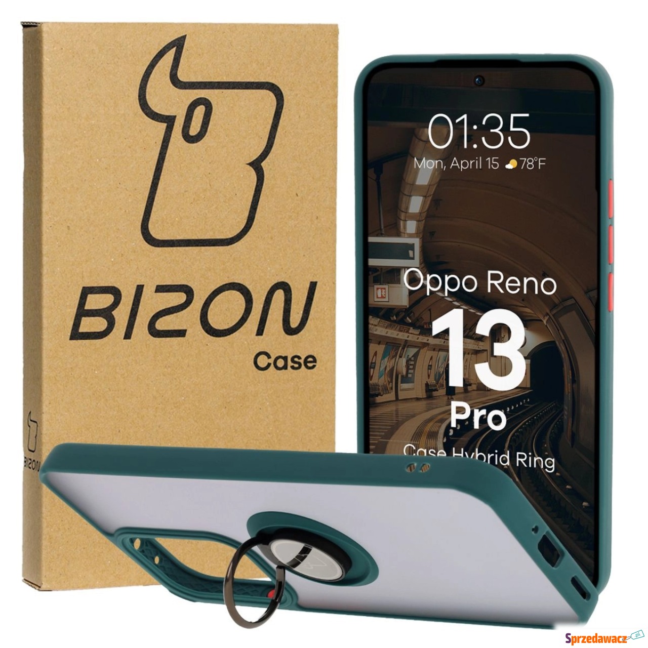 Etui z uchwytem na palec Bizon...