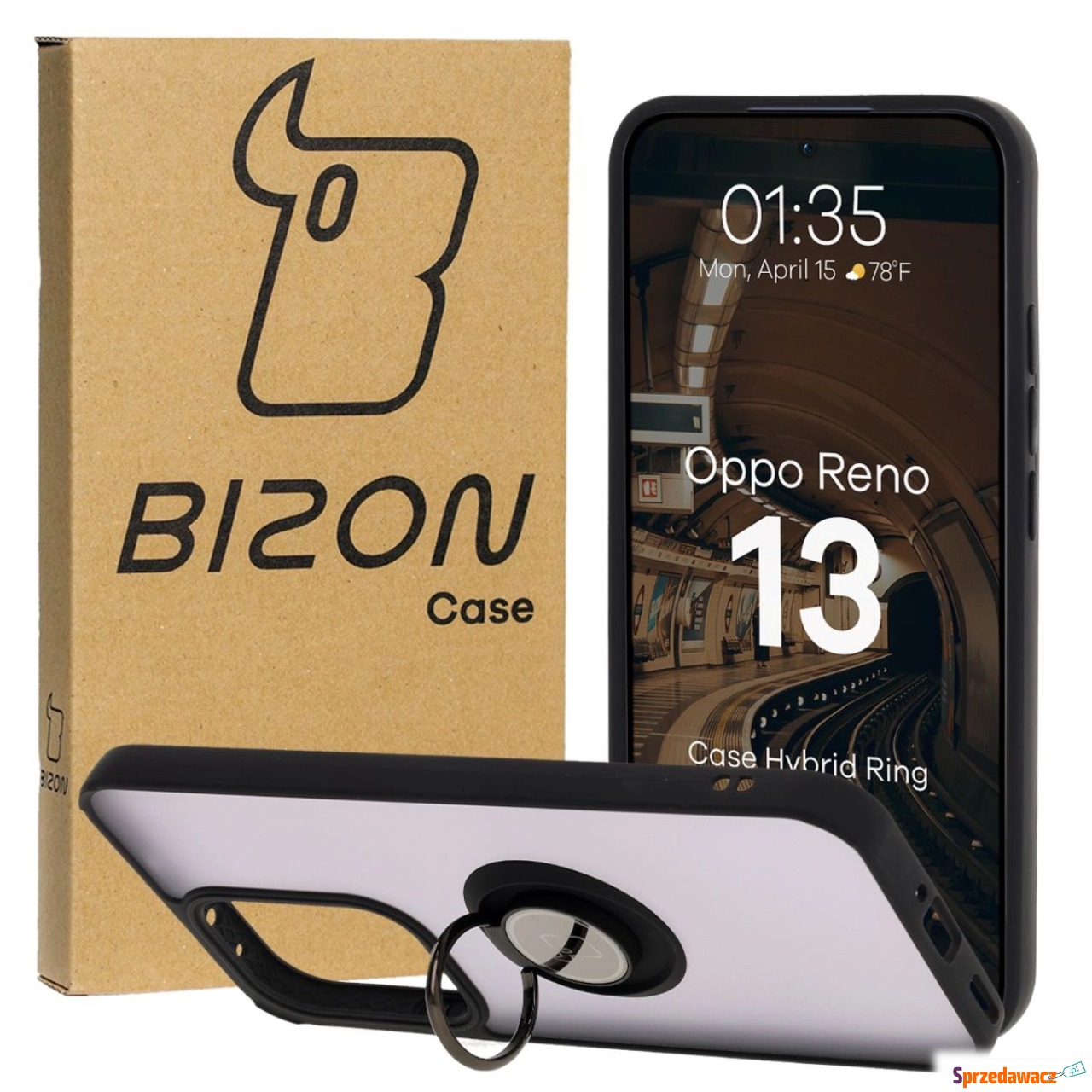 Etui z uchwytem na palec Bizon...