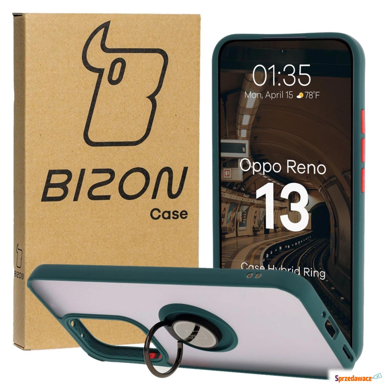 Etui z uchwytem na palec Bizon...