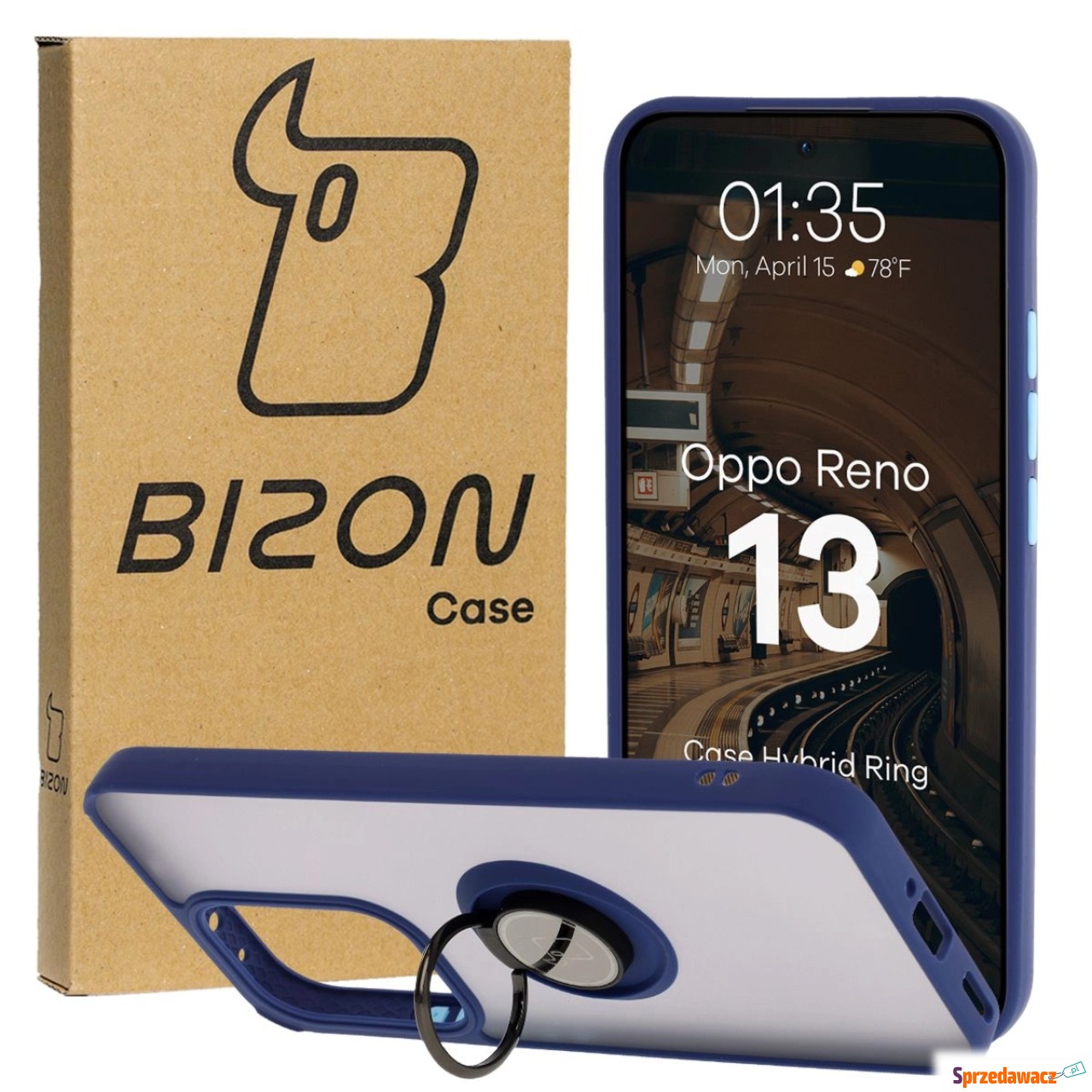 Etui z uchwytem na palec Bizon...