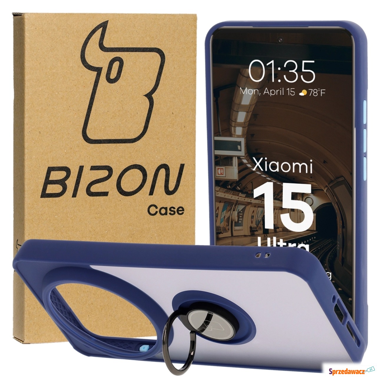 Etui z uchwytem na palec Bizon...
