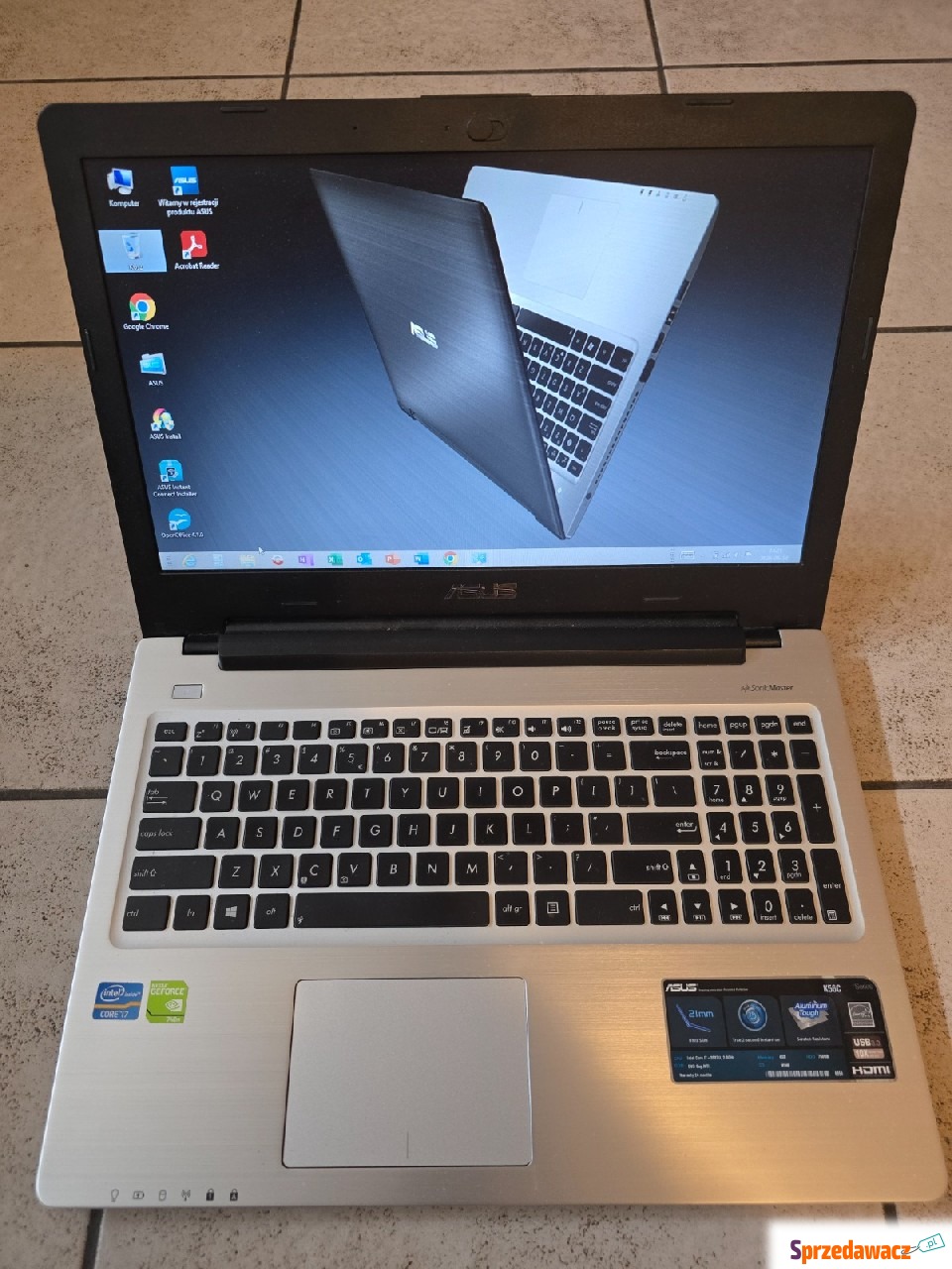 Laptop ASUS Intel Core i7, 750gb,...