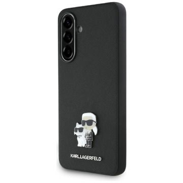 Etui Karl Lagerfeld Hardcase Saffiano Metal Logo do Galaxy A56 5G, czarne
