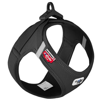 Szelki Curli Vest Clasp Air-Mesh, czarne - Rozmiar XL: obwód klatki piersiowej 55,5 - 62,7 cm