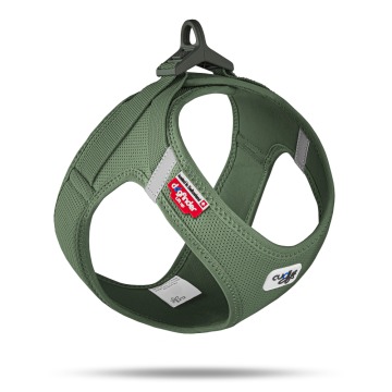 Curli Vest szelki Clasp Air-Mesh, zielone - Rozmiar XS: Obwód klatki piersiowej 33,9-38,2 cm