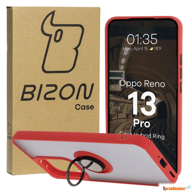 Etui z uchwytem na palec Bizon Case Hybrid Ring... - Etui na smartfony - Słupsk