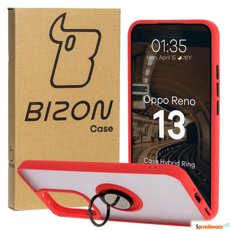 Etui z uchwytem na palec Bizon Case Hybrid Ring... - Etui na smartfony - Tychy