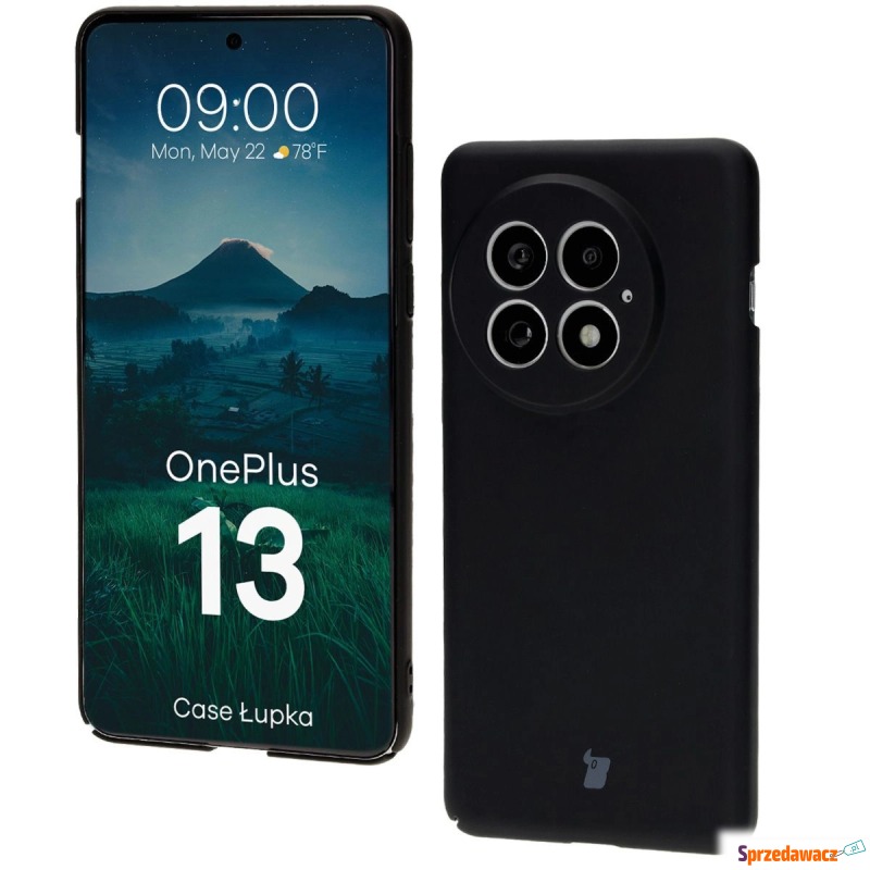 Etui Bizon Case Łupka do OnePlus 13, czarne - Etui na smartfony - Ciechanów