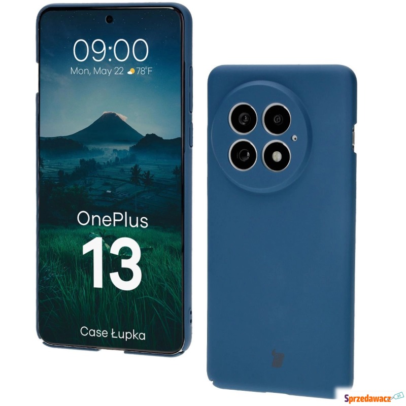 Etui Bizon Case Łupka do OnePlus 13, niebieskie - Etui na smartfony - Stargard
